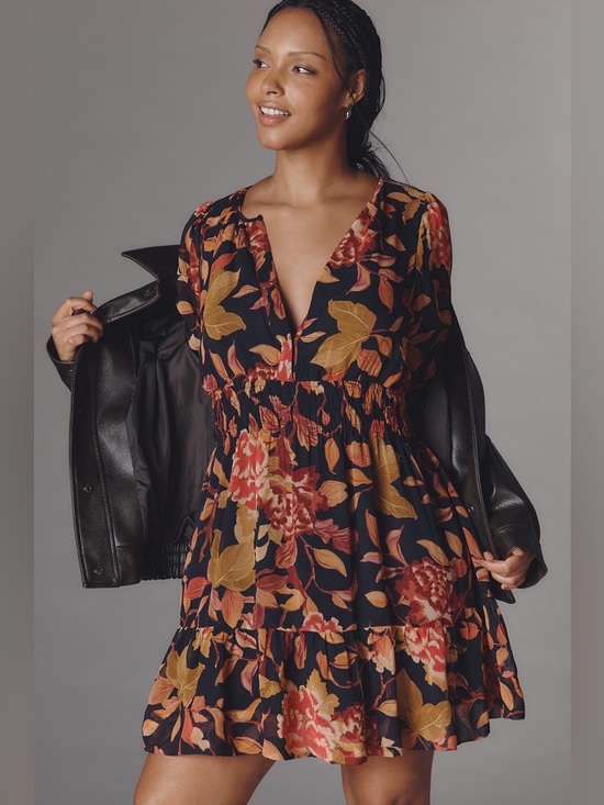 Anthropologie Dresses & Skirts - NWT Size XL - The Somerset Mini Dress: Long-Sleeve Edition (NWT US$ 158)